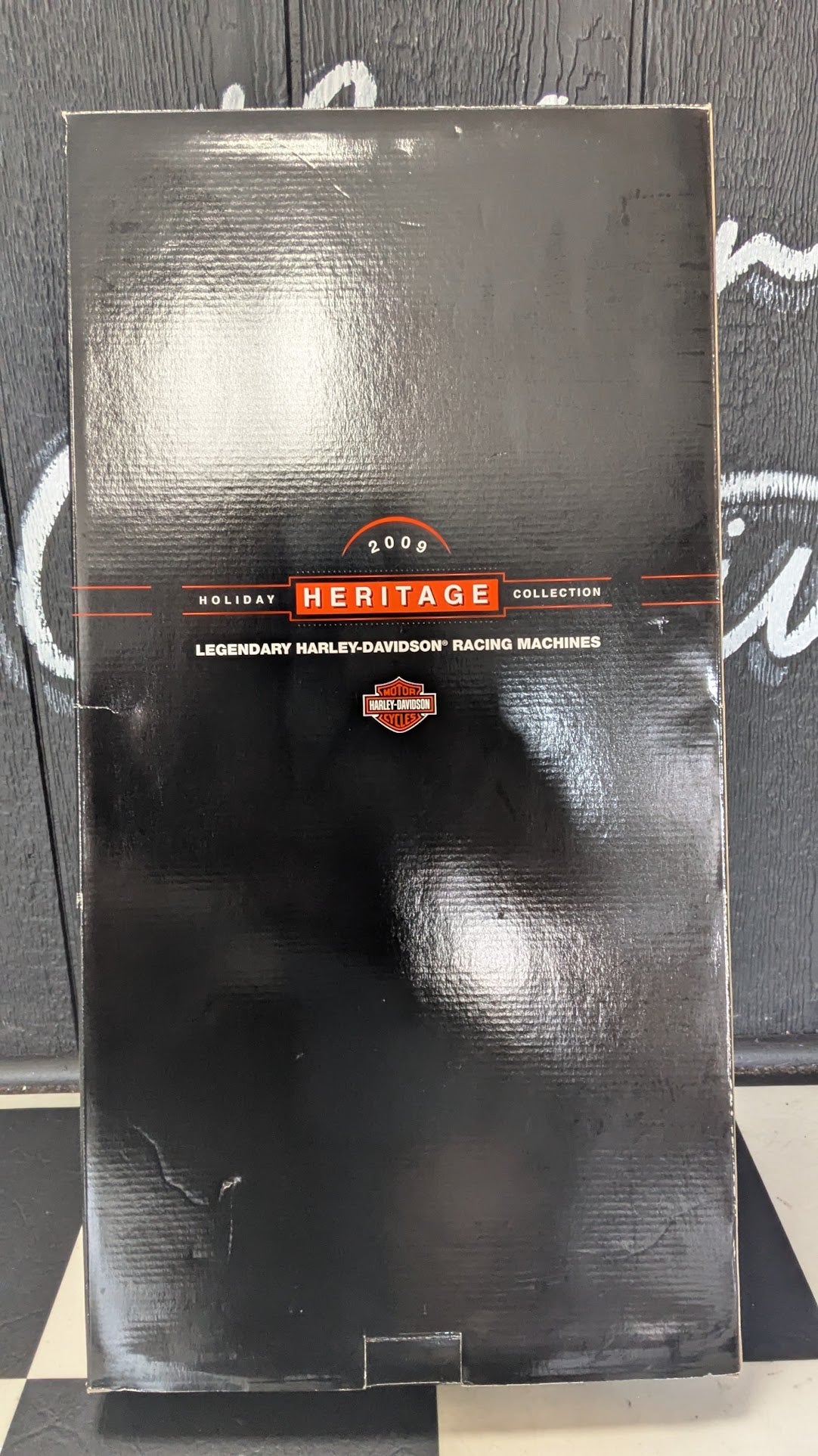 2009 Harley-Davidson Heritage Collection Legendary Racing Machines Framed Pewter Display