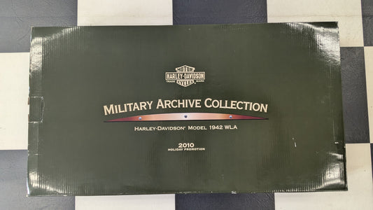 Harley-Davidson Military Archive Collection 1942 WLA Display Shadowbox 2010 w/ Box