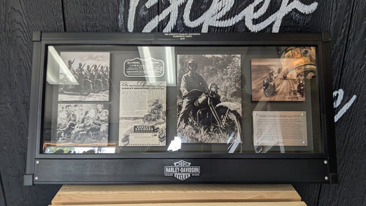 Harley-Davidson Military Archive Collection 1942 WLA Display Shadowbox 2010 w/ Box