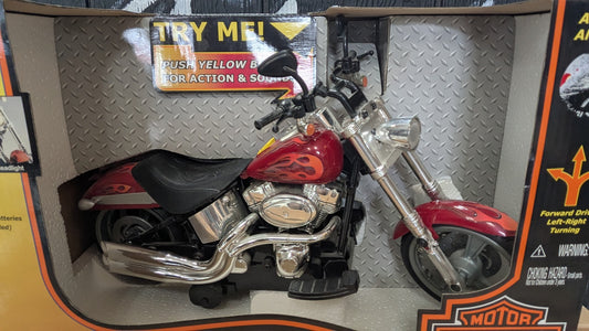 Harley-Davidson Custom Softail Bike "Mighty Bikes" Battery Operated Motorcycle w/ Box