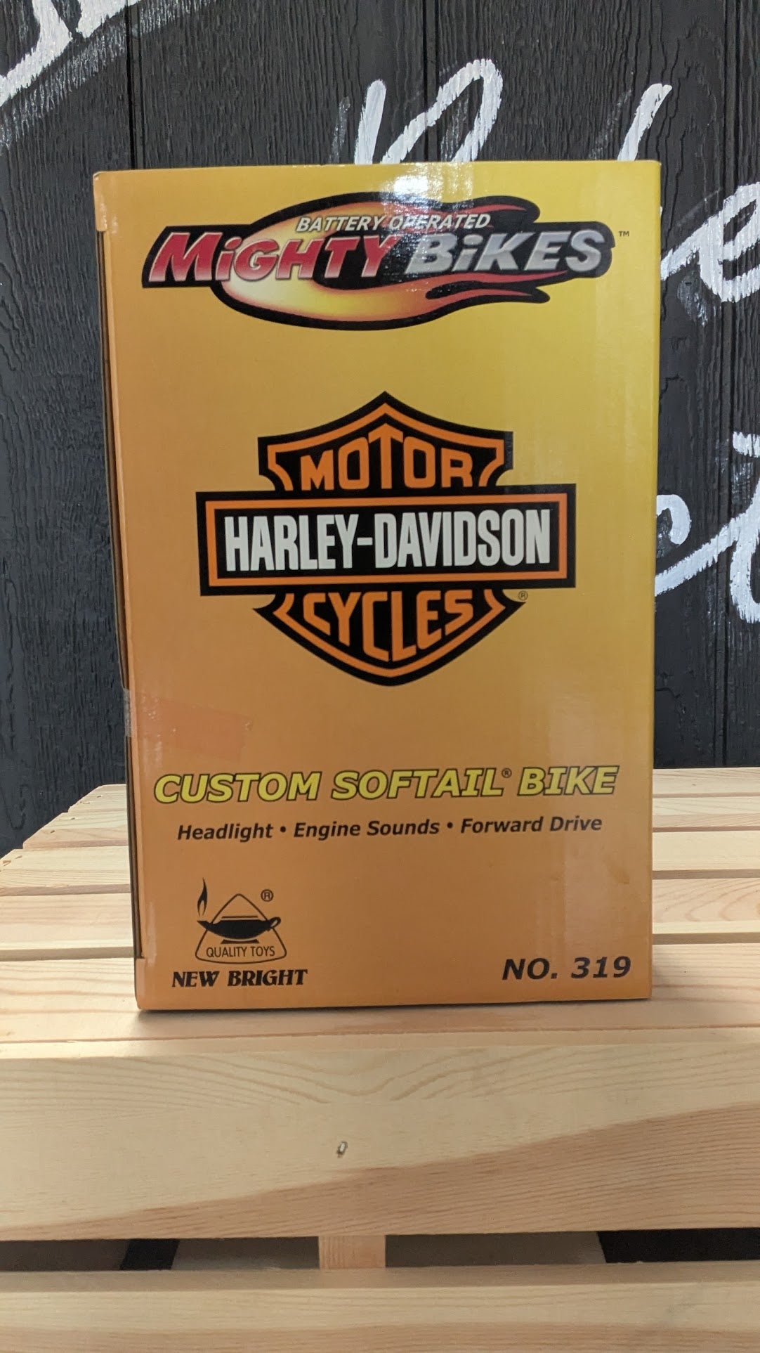 Harley-Davidson Custom Softail Bike "Mighty Bikes" Battery Operated Motorcycle w/ Box