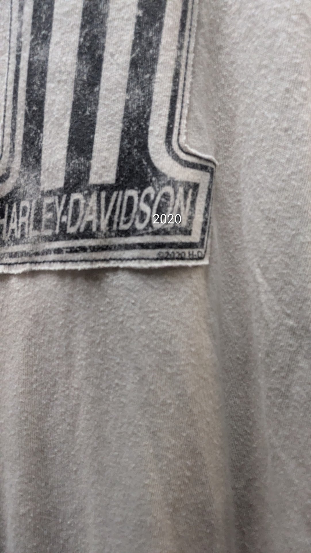2020 Harley-Davidson #1 Raglan Long Sleeve Shirt Medium Lake of the Ozarks Missouri