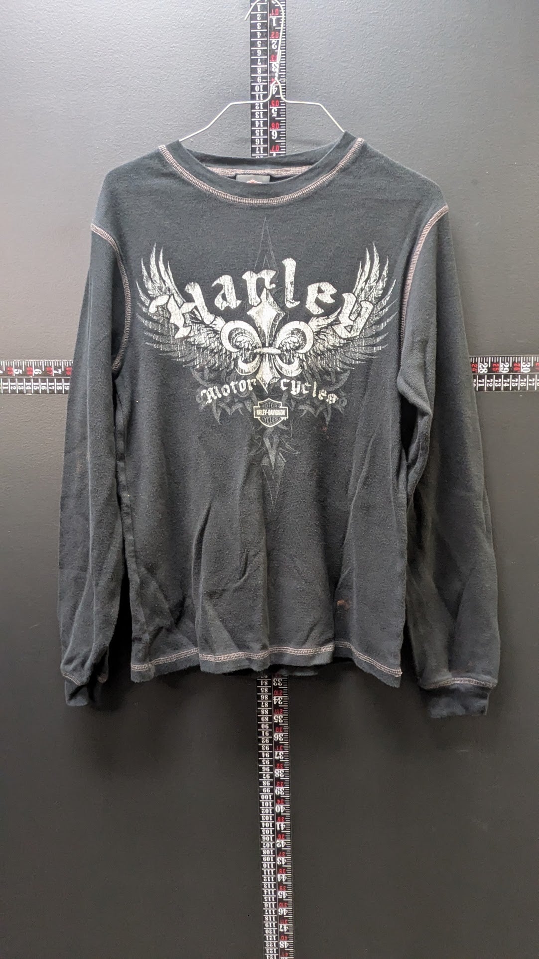 2010 Harley-Davidson Thermal Long Sleeve Shirt Size S Black Lake of the Ozarks USA