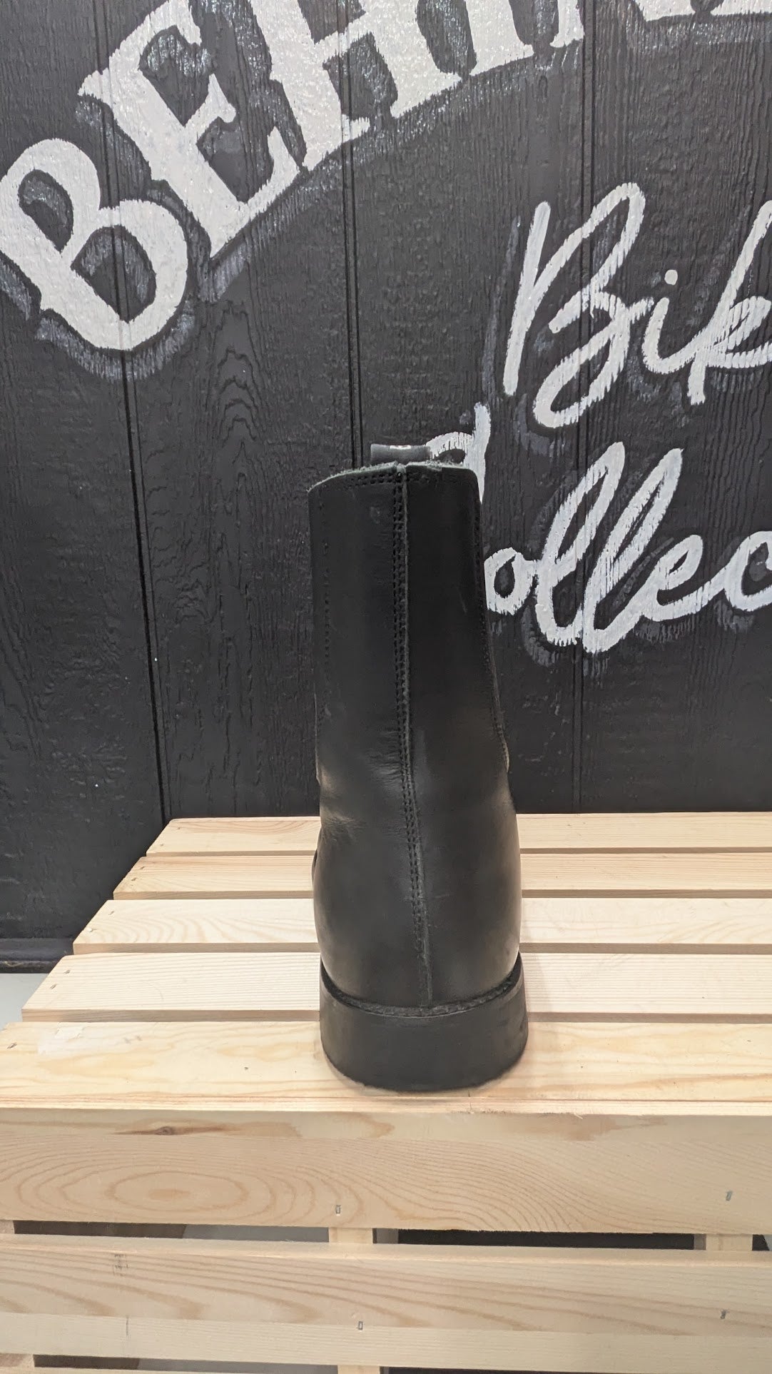 BMW Motorrad Black Leather Motorcycle Riding Touring Boots Men's US 15 EU 48
