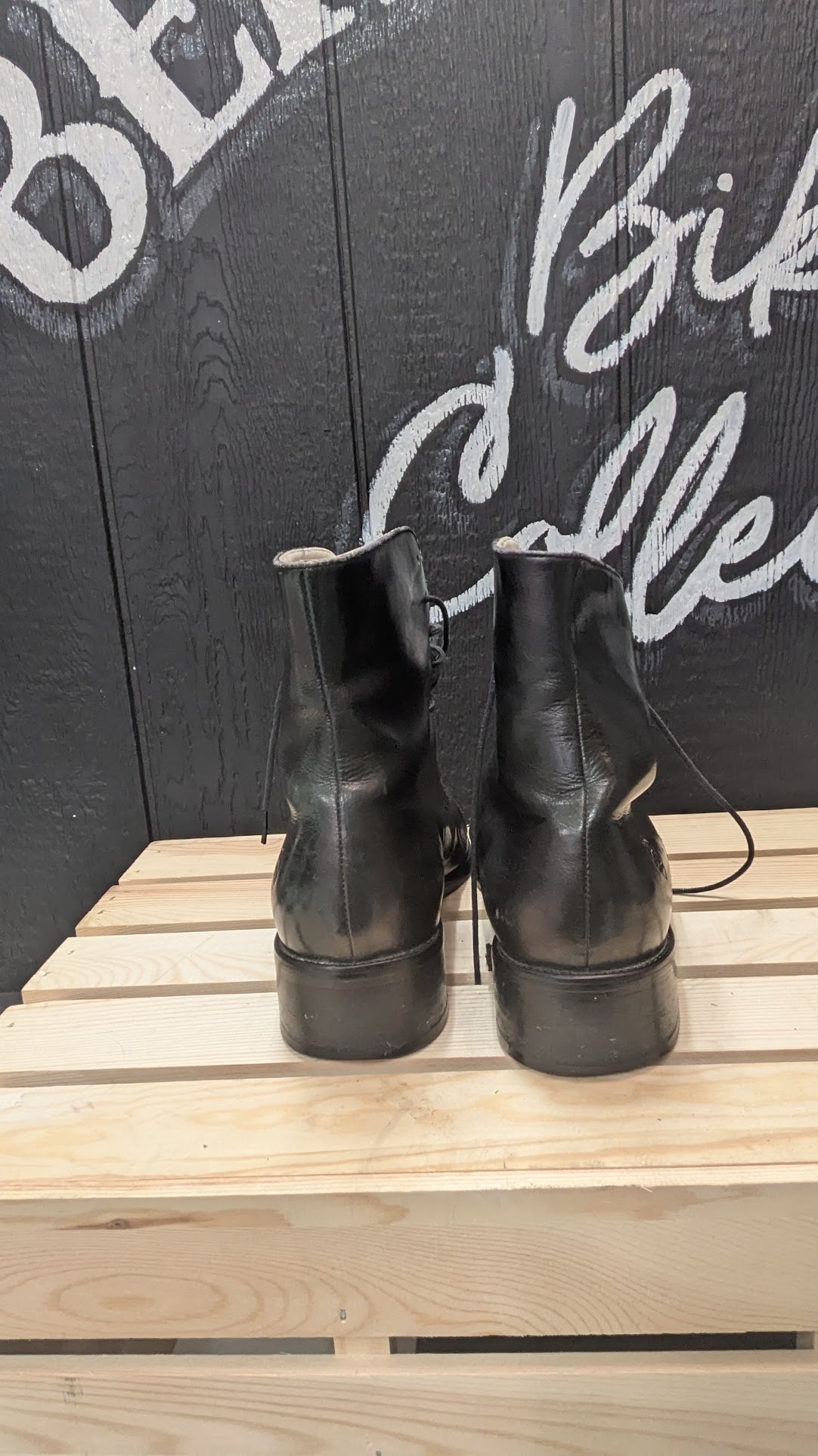 Ariat Heritage Paddock Boots Women's US 7B Black Leather Lace Up Ankle Riding Boots