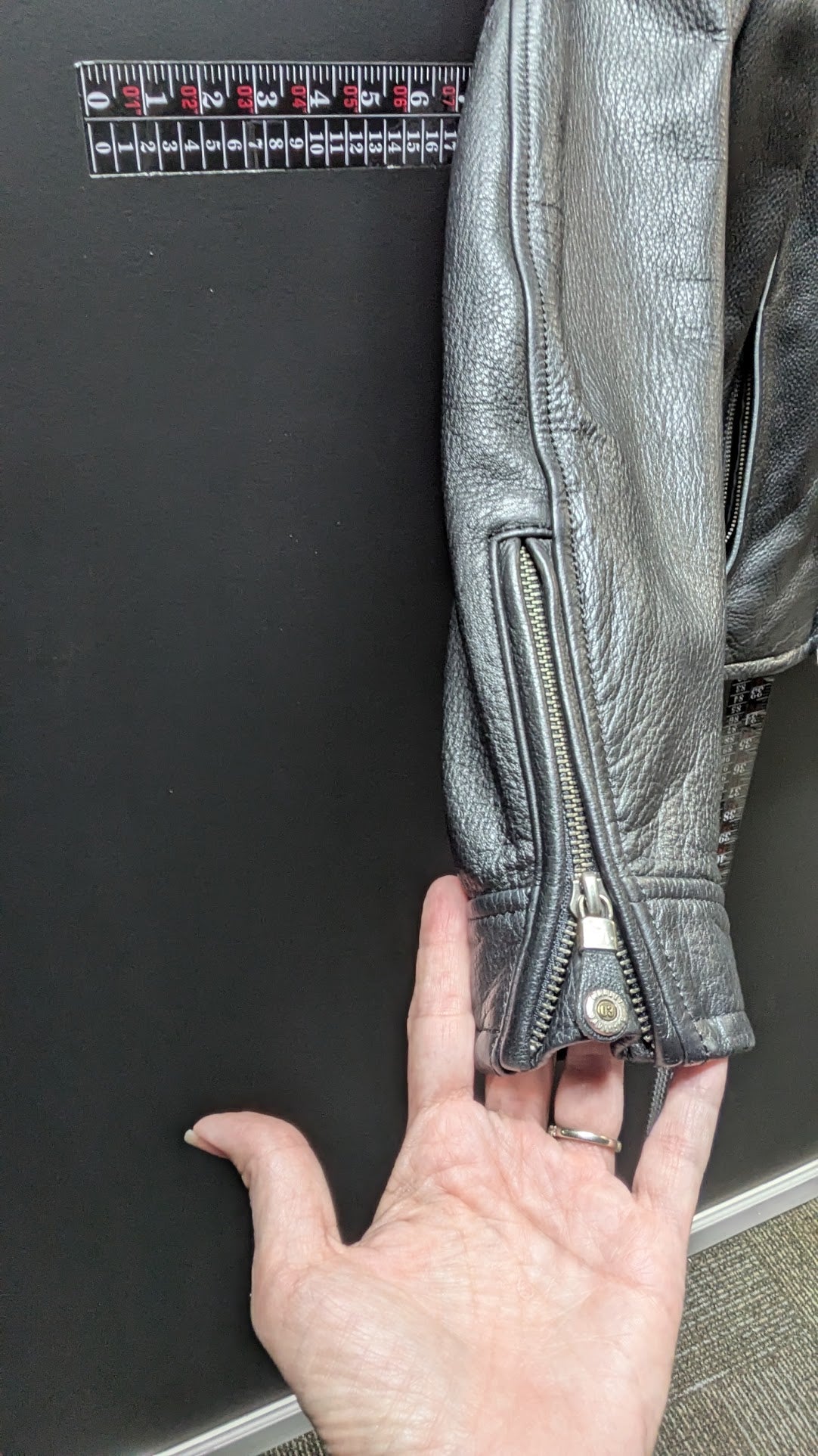 Harley-Davidson Women's Leather Jacket Medium 100th Anniversary Black 2003