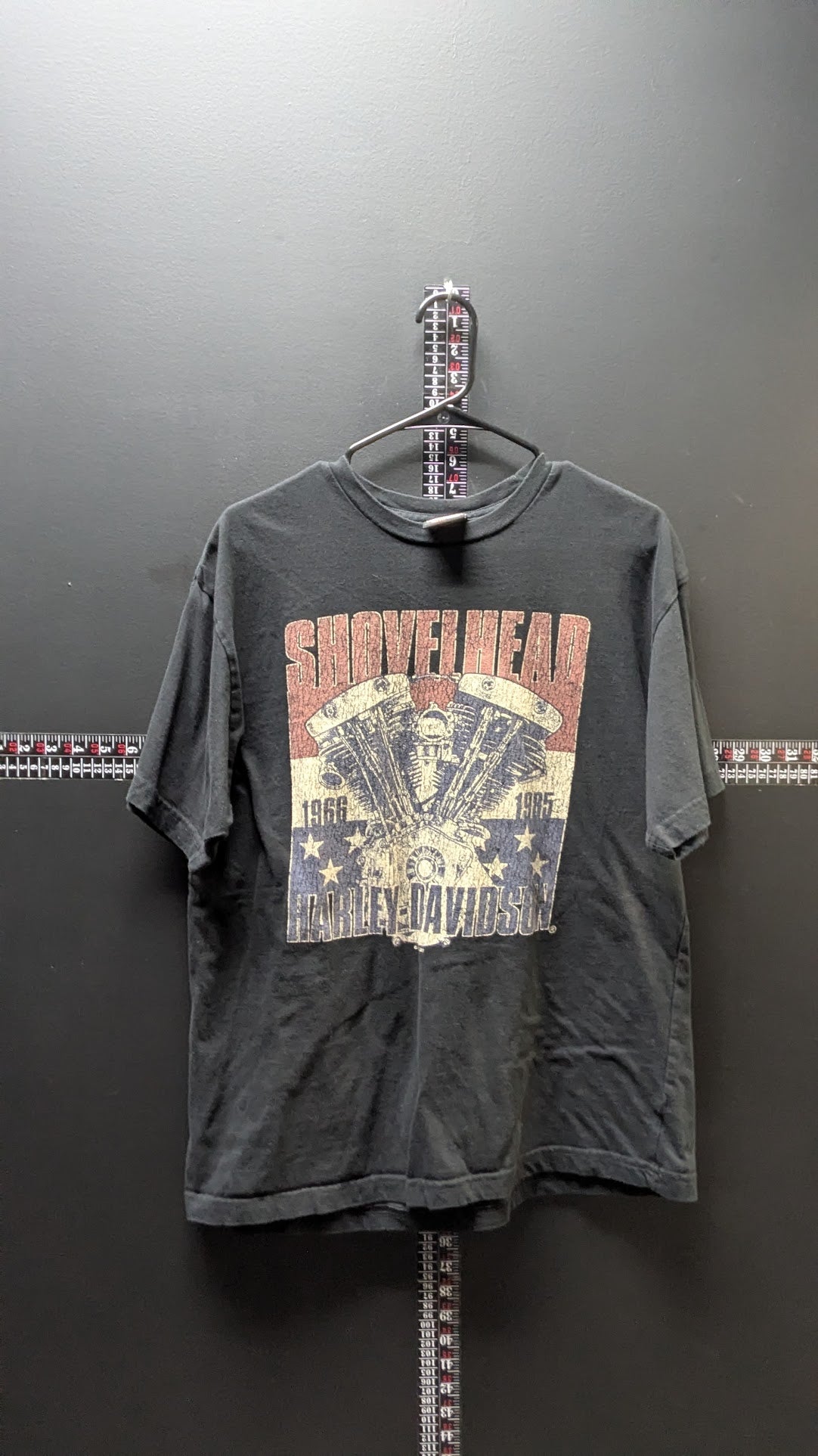 Harley-Davidson Shovelhead T-Shirt XL Black Ozark Lebanon MO Made USA 2017