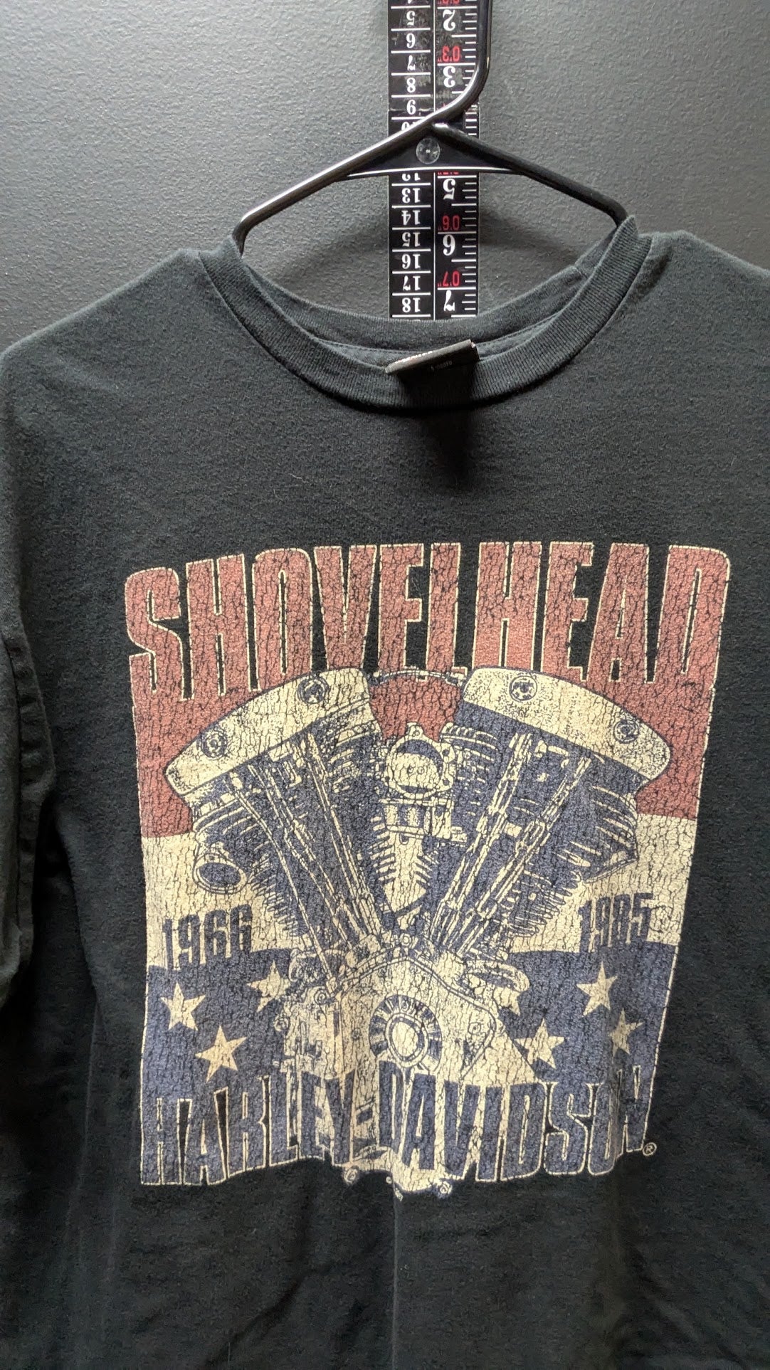 Harley-Davidson Shovelhead T-Shirt XL Black Ozark Lebanon MO Made USA 2017