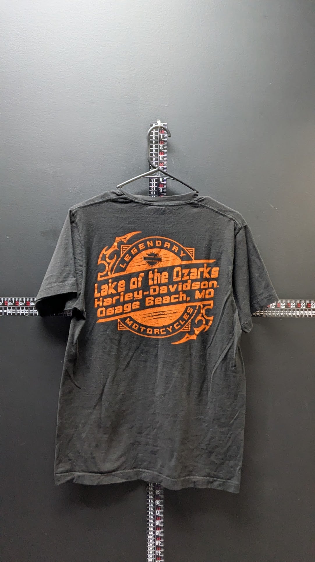 Harley-Davidson T-Shirt Medium Lake of the Ozarks Osage Beach MO Dealer Black