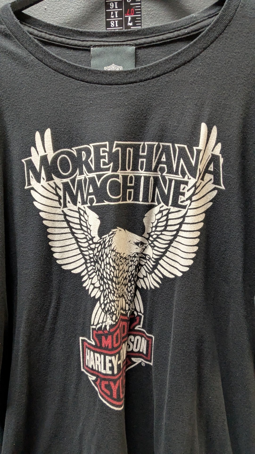 Harley-Davidson Museum More Than A Machine Eagle T-Shirt Black XL Milwaukee