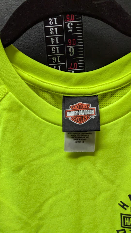 Harley-Davidson Performance Hi-Vis Short Sleeve Shirt Lake of the Ozarks Men's Small