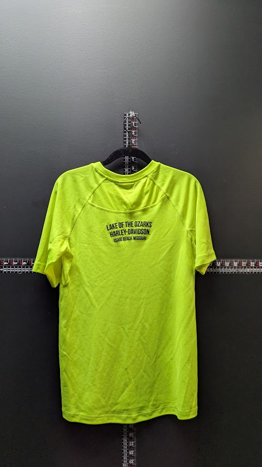 Harley-Davidson Performance Hi-Vis Short Sleeve Shirt Lake of the Ozarks Men's Small