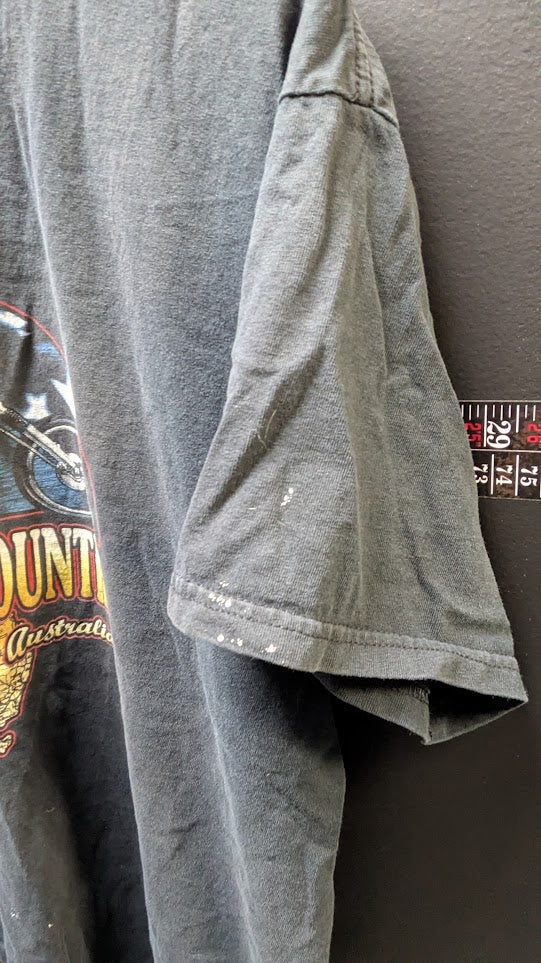 Harley-Davidson Kangaroo Country Sunshine Coast Australia T-Shirt Men's XL