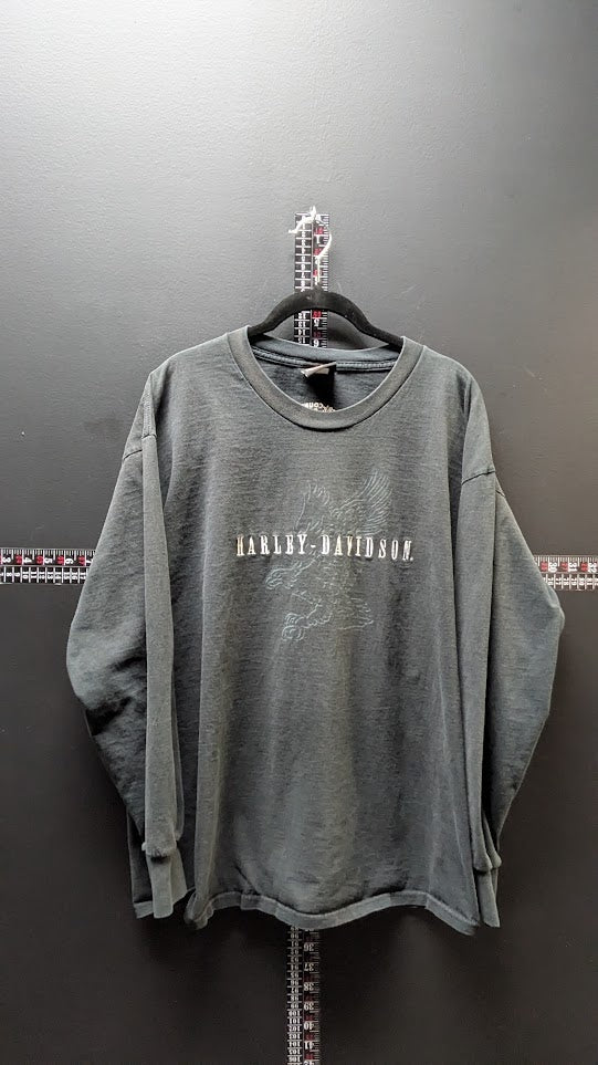Harley-Davidson Eagle Graphic Long Sleeve T-Shirt Tri-County Harley-Davidson Men's XL