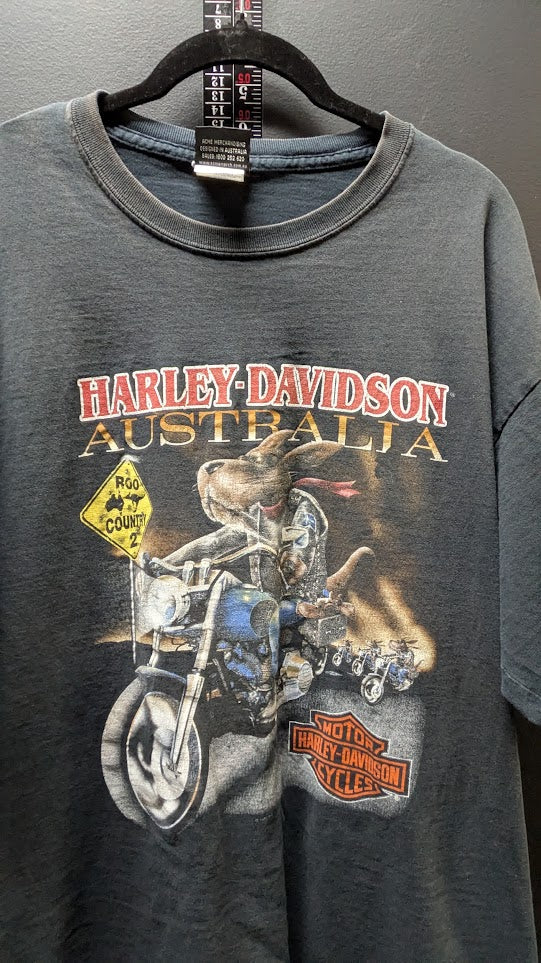 Harley-Davidson Australia Seaside Motorcycles T-Shirt Men's XL Balfina NSW Roo Country