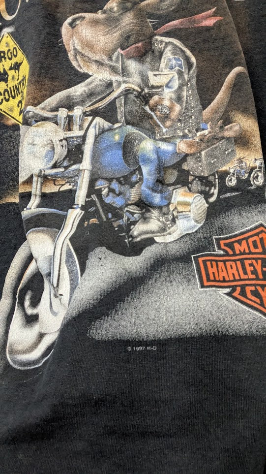 Harley-Davidson Australia Seaside Motorcycles T-Shirt Men's XL Balfina NSW Roo Country