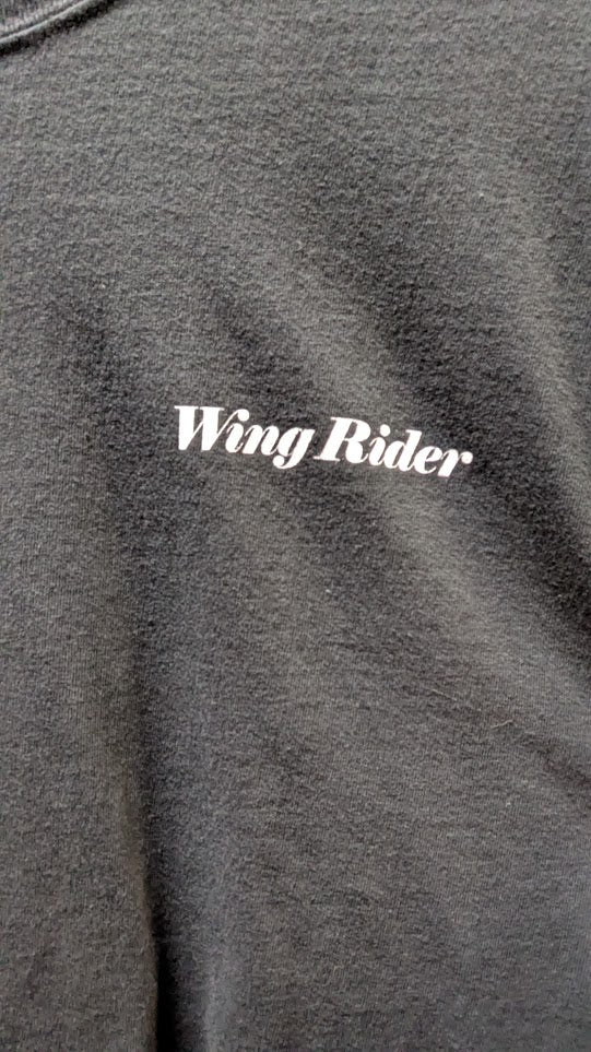 Honda Gold Wing Wing Rider Motorcycle T-Shirt Black Graphic Tee Men's Large