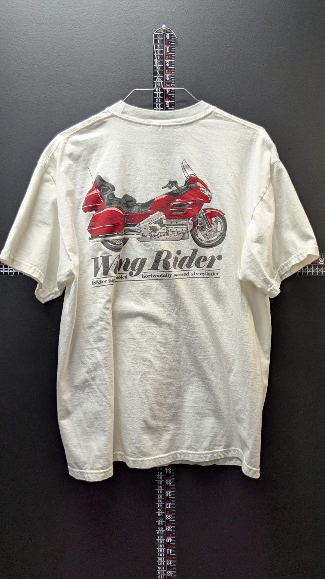 Vintage Honda Gold Wing "Wing Rider" T-Shirt White Hanes Beefy-T Size Large