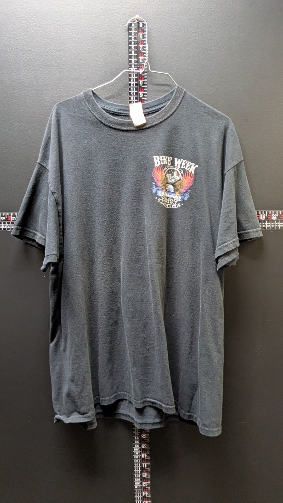 2019 Daytona Bike Week 78th Annual T-Shirt – Black – Gildan Heavy Cotton – Size XL