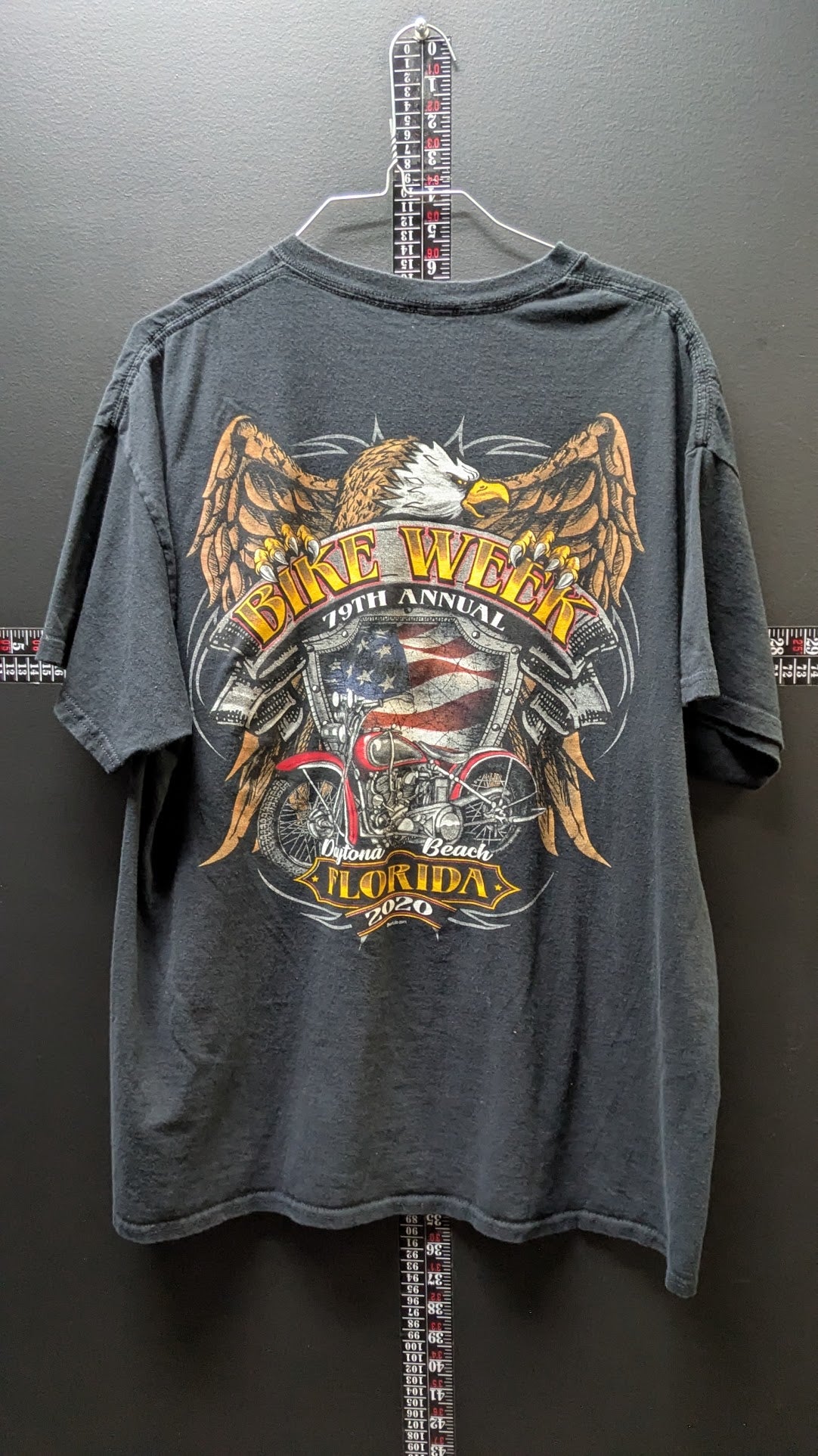 2020 Daytona Bike Week 79th Annual T-Shirt – Black – Size XL