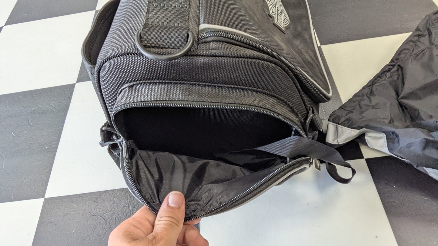 Harley-Davidson Premium Sissy Bar Backpack 93300007 Motorcycle Luggage with detachable Rain Cover