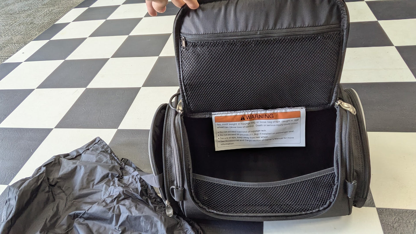 Harley-Davidson Premium Sissy Bar Backpack 93300007 Motorcycle Luggage with detachable Rain Cover