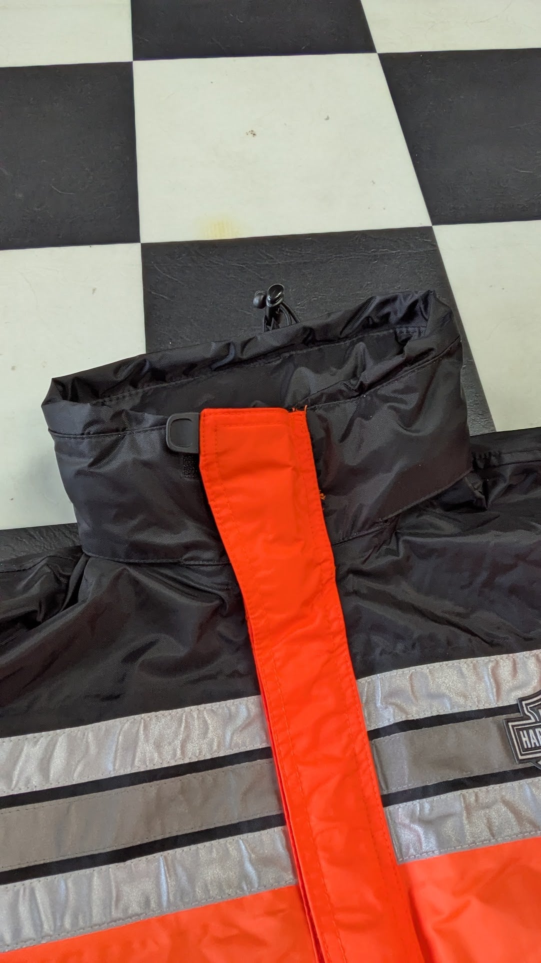 Harley-Davidson Genuine MotorClothes Rain Suit 2-Piece Jacket Pants M Red Black