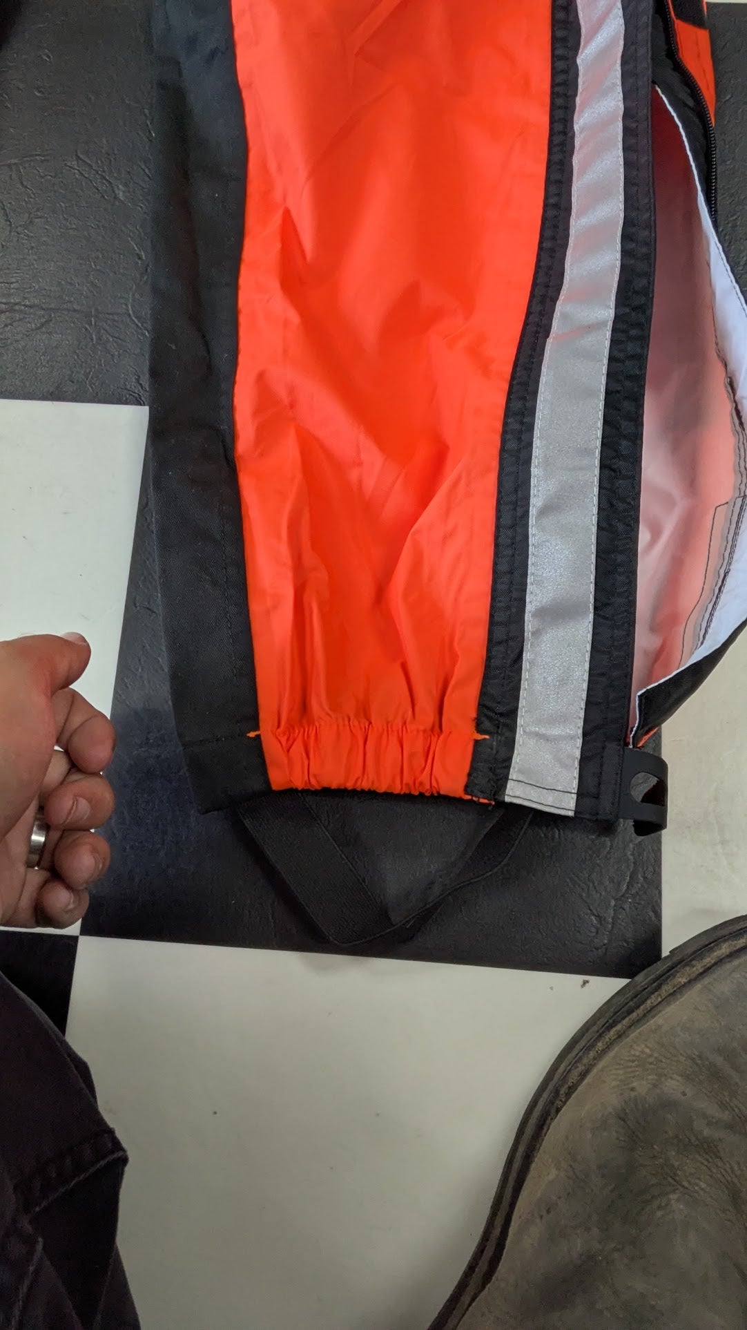 Harley-Davidson Genuine MotorClothes Rain Suit 2-Piece Jacket Pants M Red Black