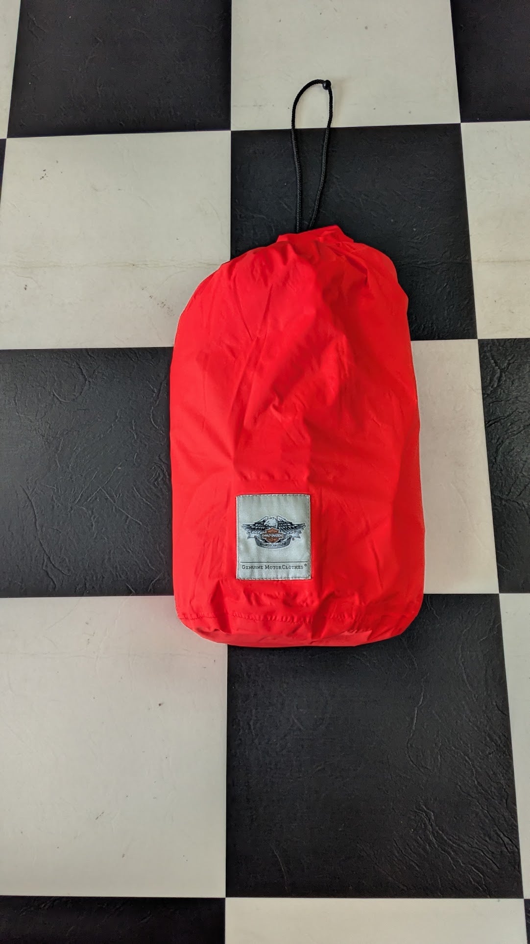 Harley-Davidson Genuine MotorClothes Rain Suit 2-Piece Jacket Pants XL Red Black