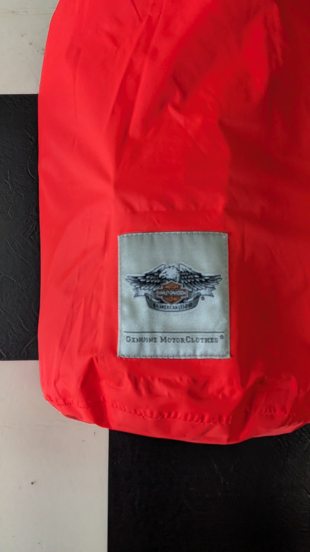 Harley-Davidson Genuine MotorClothes Rain Suit 2-Piece Jacket Pants XL Red Black