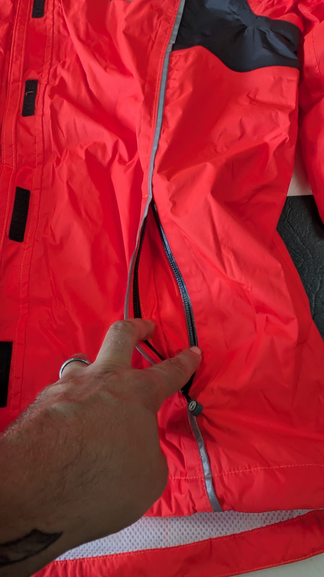 Harley-Davidson Genuine MotorClothes Rain Suit 2-Piece Jacket Pants XL Red Black