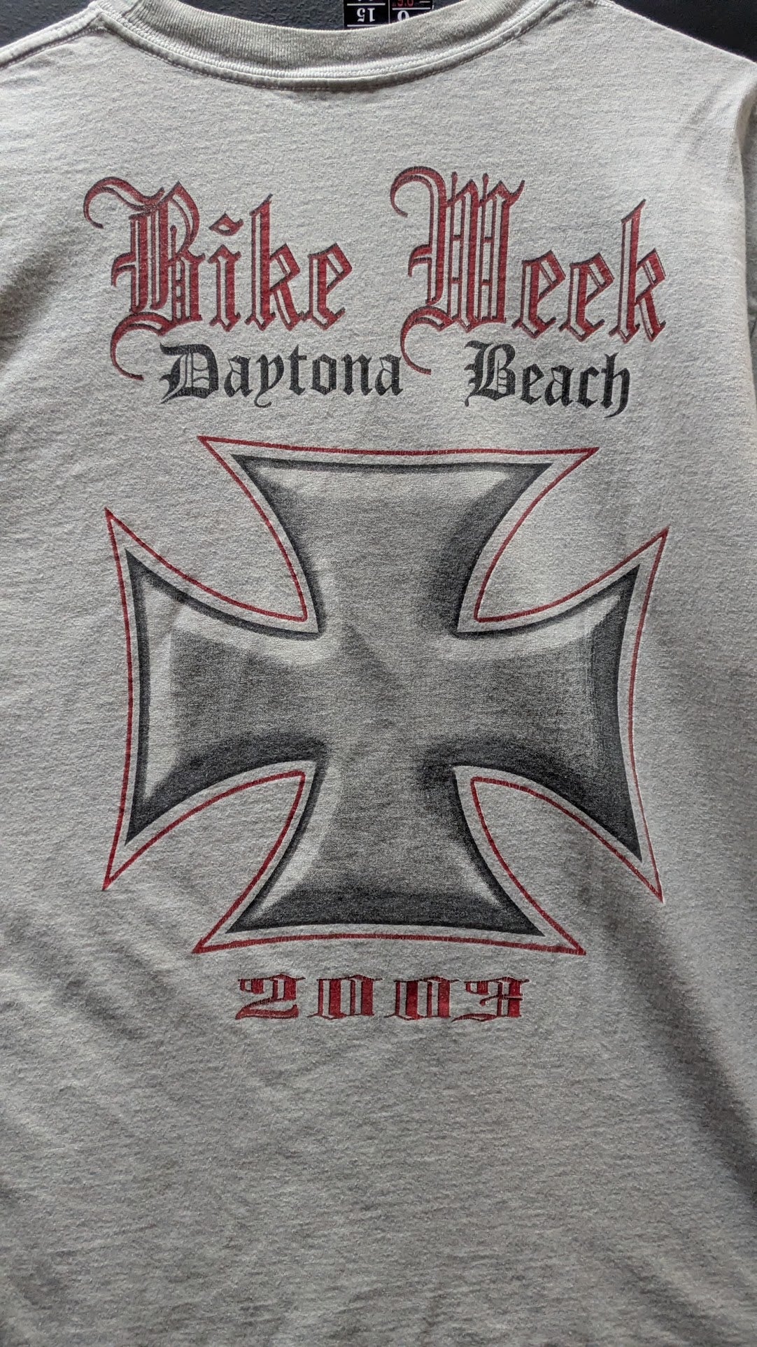 Vintage Daytona Bike Week Iron Cross Graphic T-Shirt