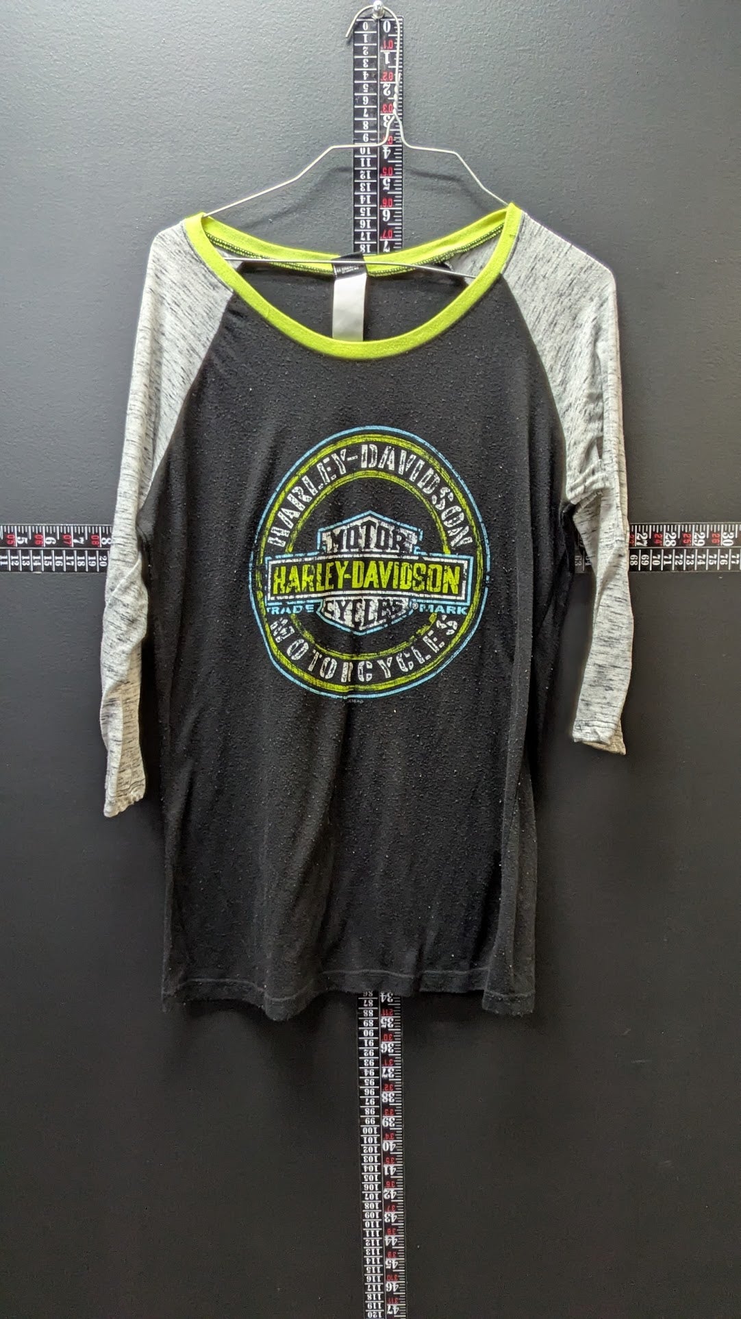 2016 Harley-Davidson Brandon Florida Raglan T-Shirt Size M Made in USA