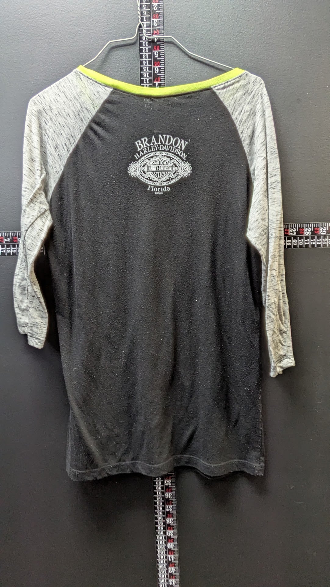 2016 Harley-Davidson Brandon Florida Raglan T-Shirt Size M Made in USA