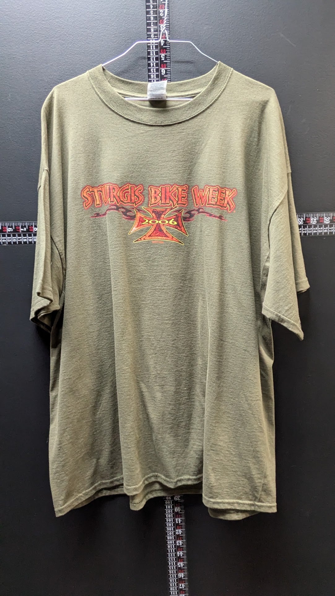 2006 Sturgis Bike Week T-Shirt Gray 2XL 66th Annual Motorcycle Graphic Y2K