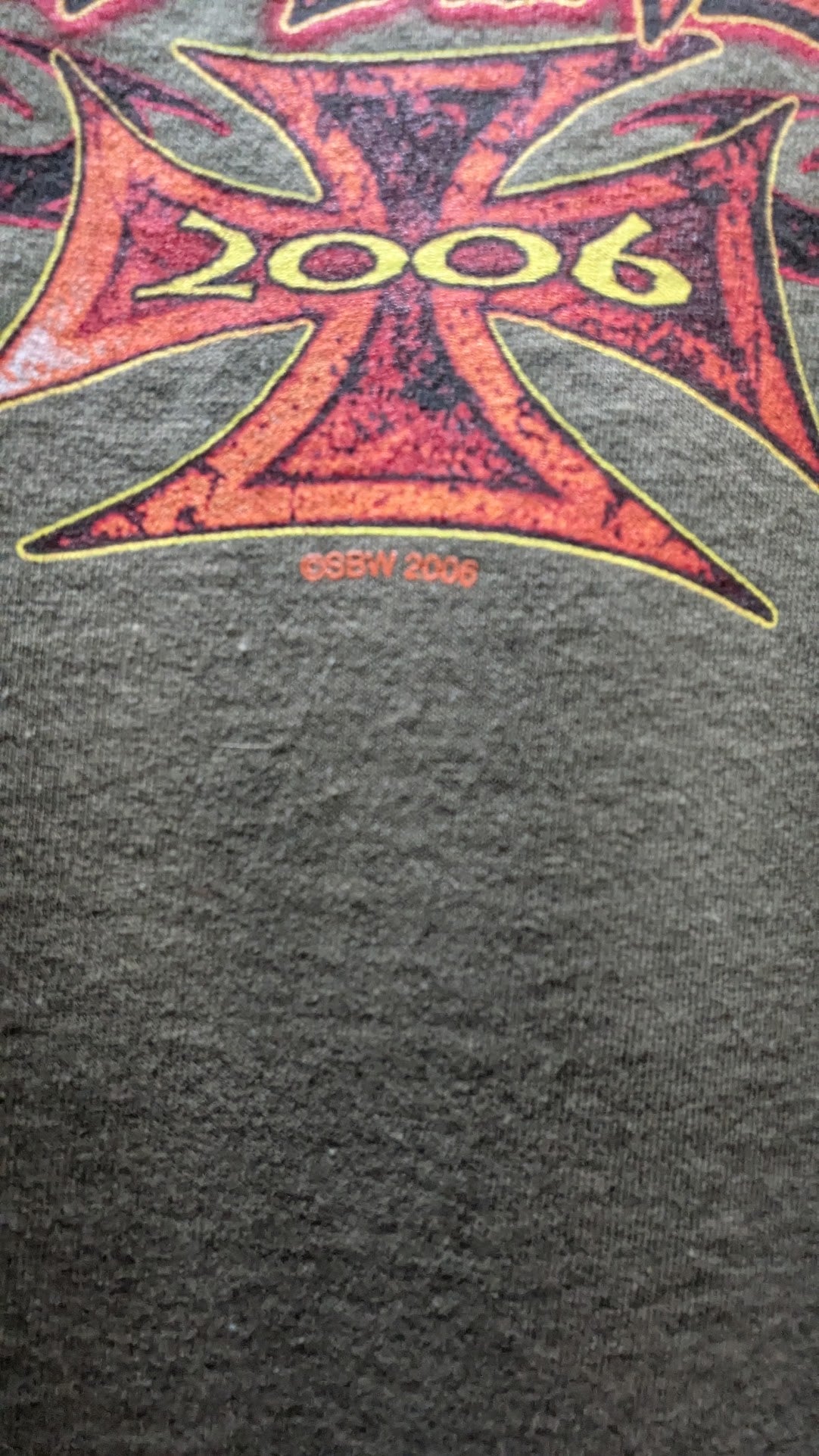 2006 Sturgis Bike Week T-Shirt Gray 2XL 66th Annual Motorcycle Graphic Y2K