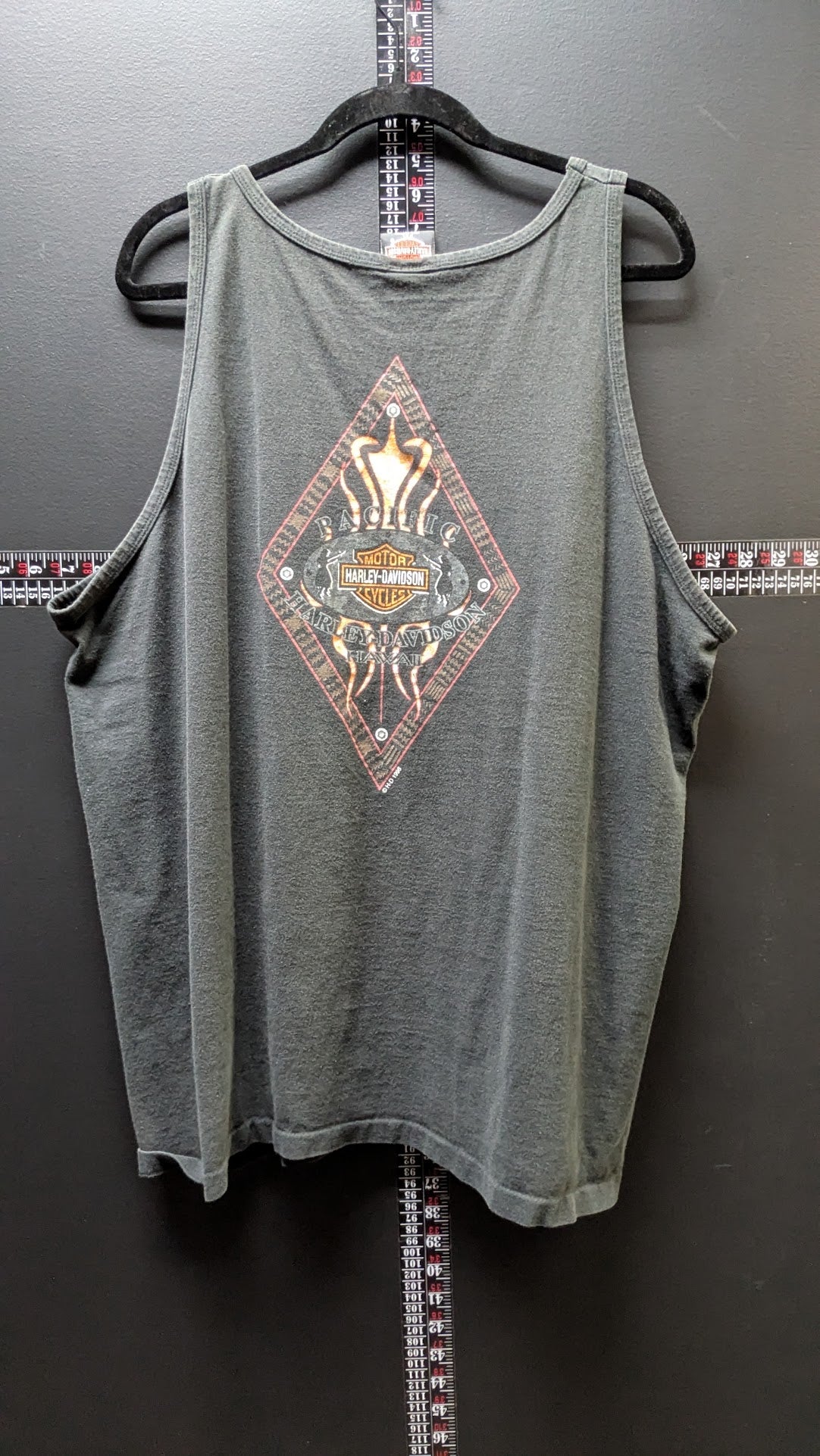 Vintage 1996 Harley-Davidson Hawaii Tank Top Men's XXL Black 90s Biker