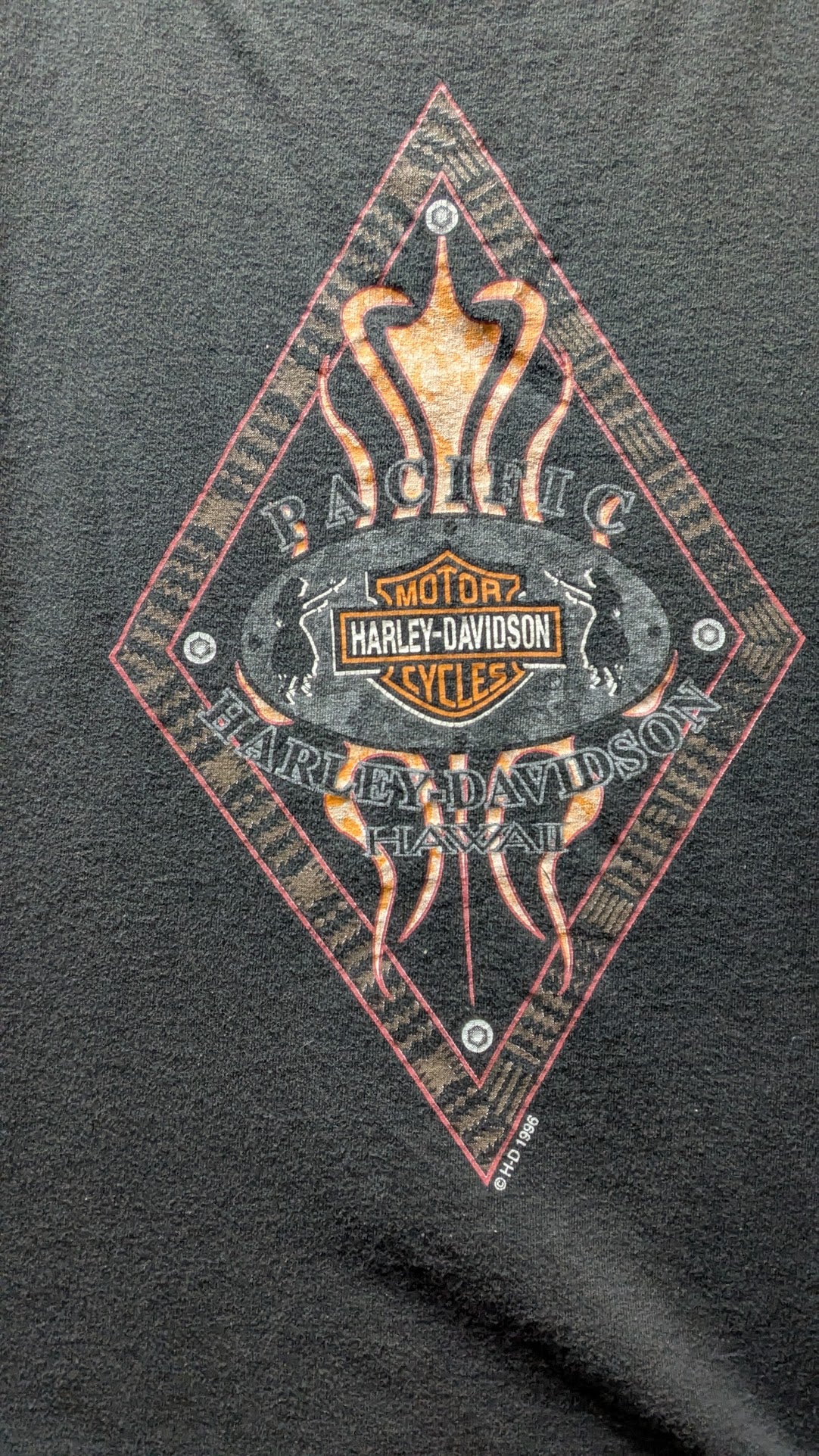 Vintage 1996 Harley-Davidson Hawaii Tank Top Men's XXL Black 90s Biker