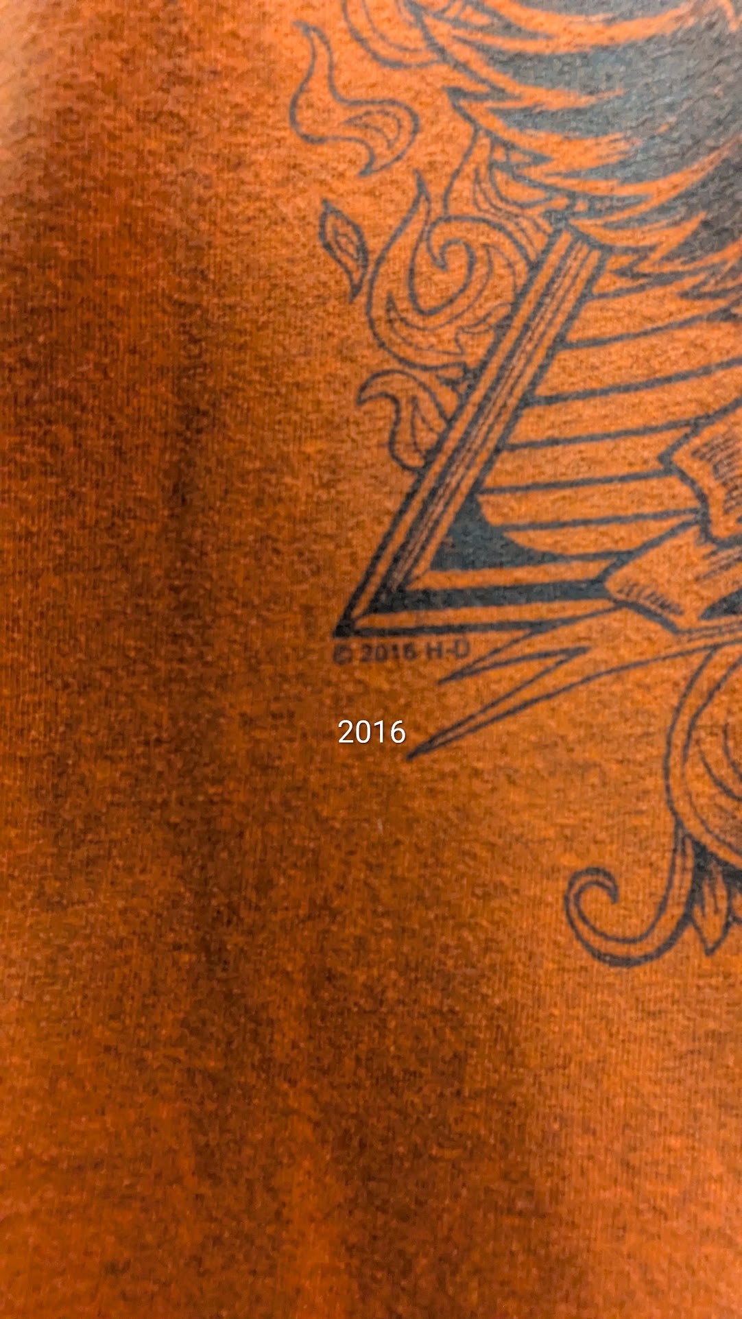 2016 Harley-Davidson Sarasota Florida Orange Graphic T-Shirt RK Stratman