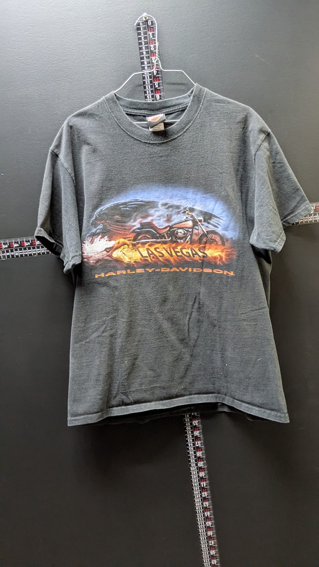 Harley-Davidson Las Vegas Nevada Black Graphic T-Shirt Size Large