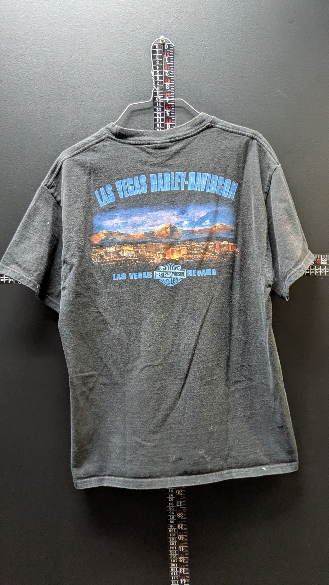 Harley-Davidson Las Vegas Nevada Black Graphic T-Shirt Size Large
