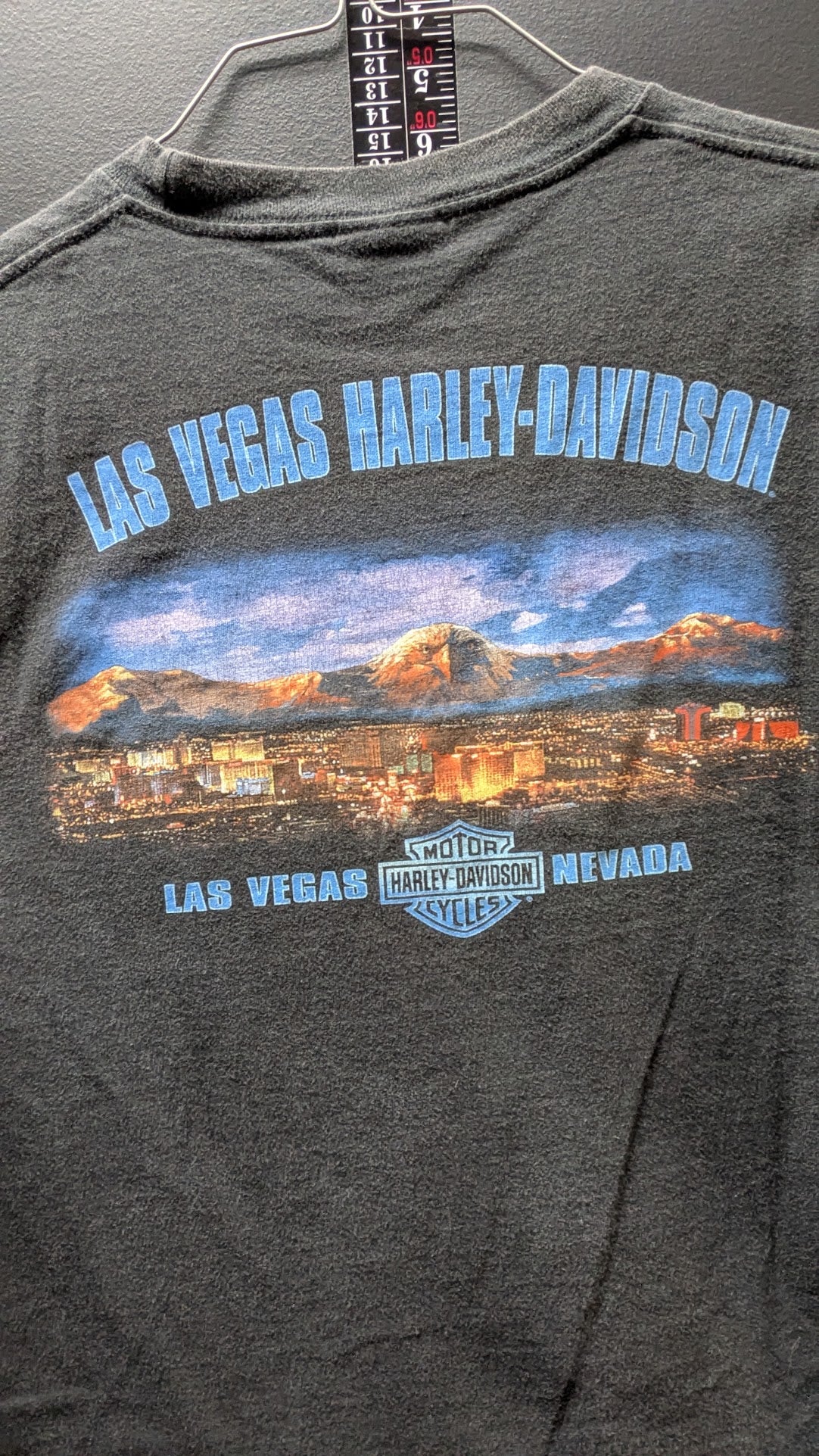 Harley-Davidson Las Vegas Nevada Black Graphic T-Shirt Size Large