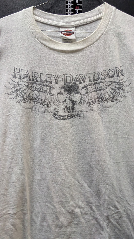 2008 Harley-Davidson Ronnie’s Pittsfield MA Eagle Skull T-Shirt XL