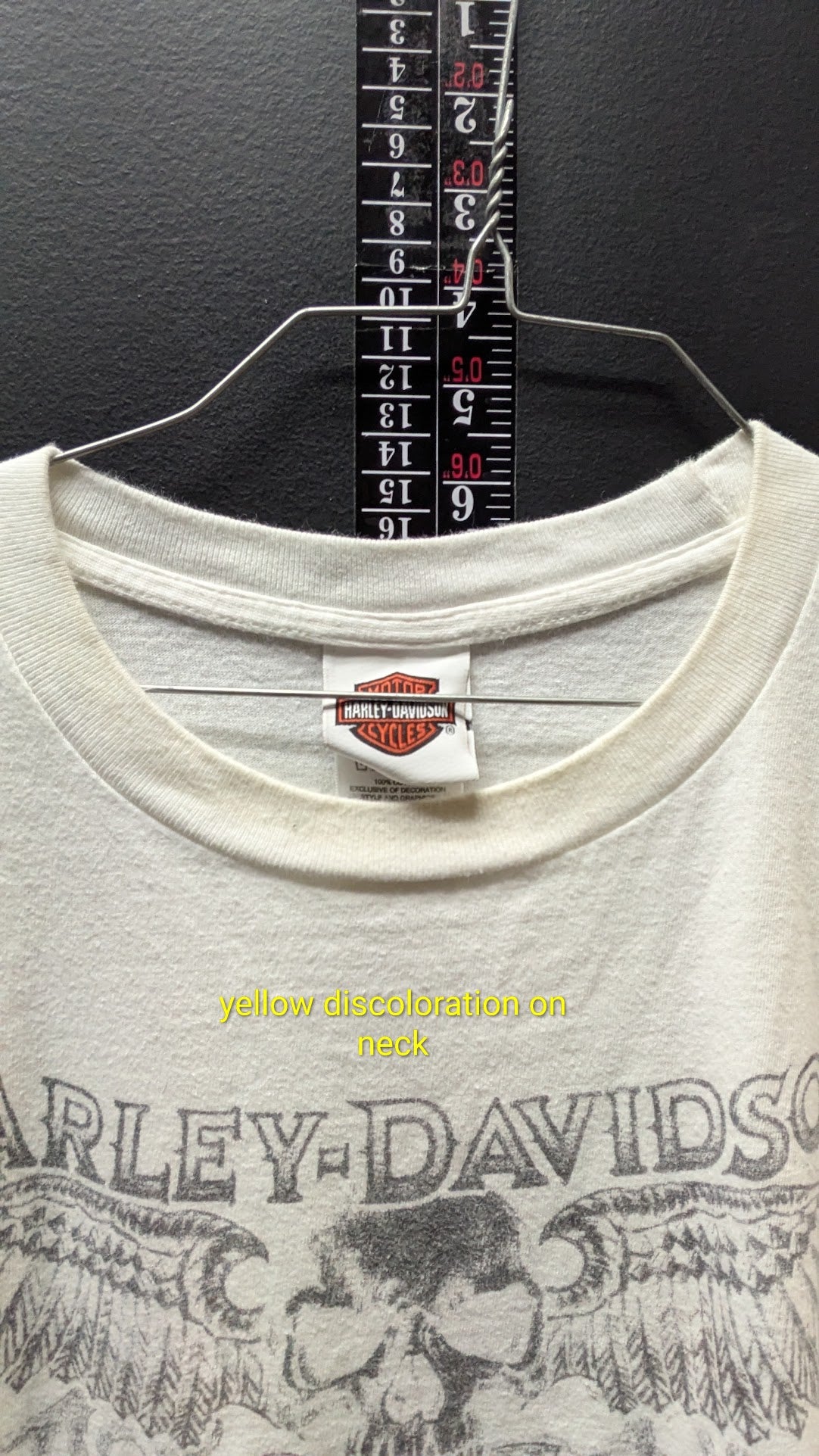 2008 Harley-Davidson Ronnie’s Pittsfield MA Eagle Skull T-Shirt XL