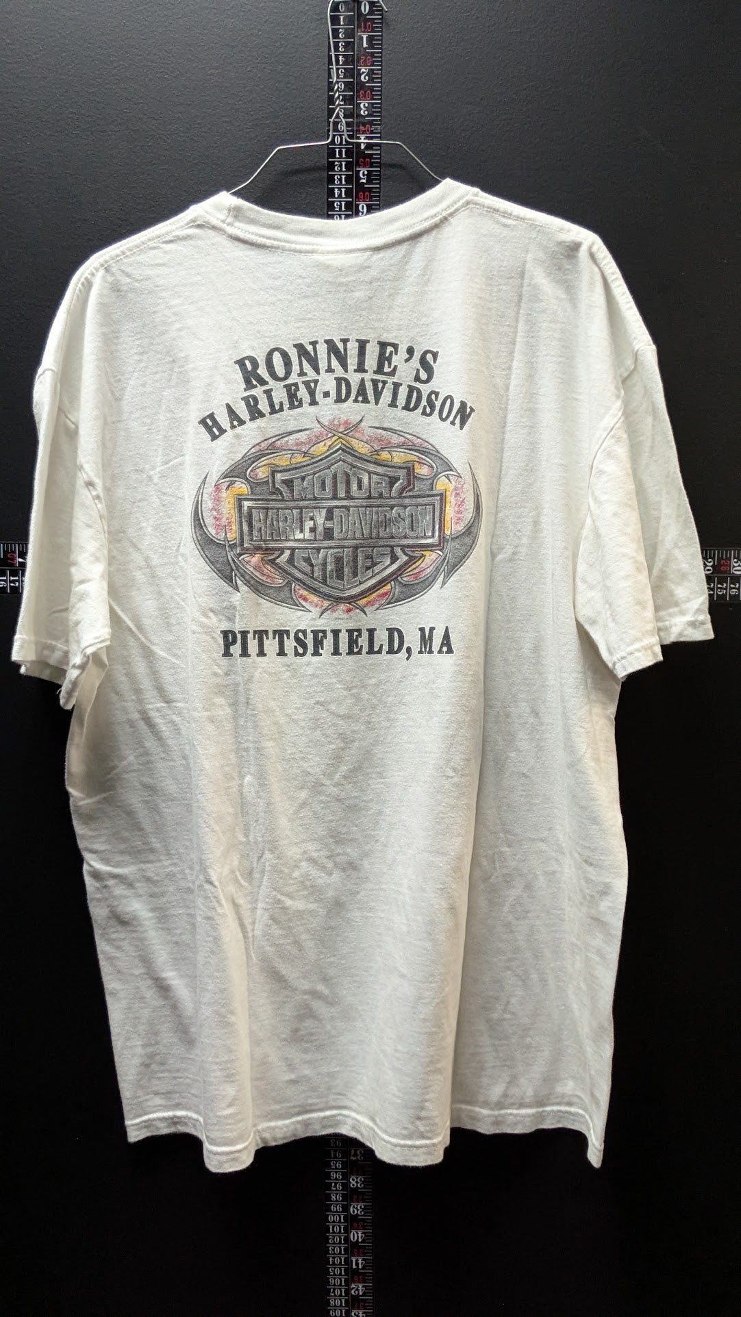 2008 Harley-Davidson Ronnie’s Pittsfield MA Eagle Skull T-Shirt XL