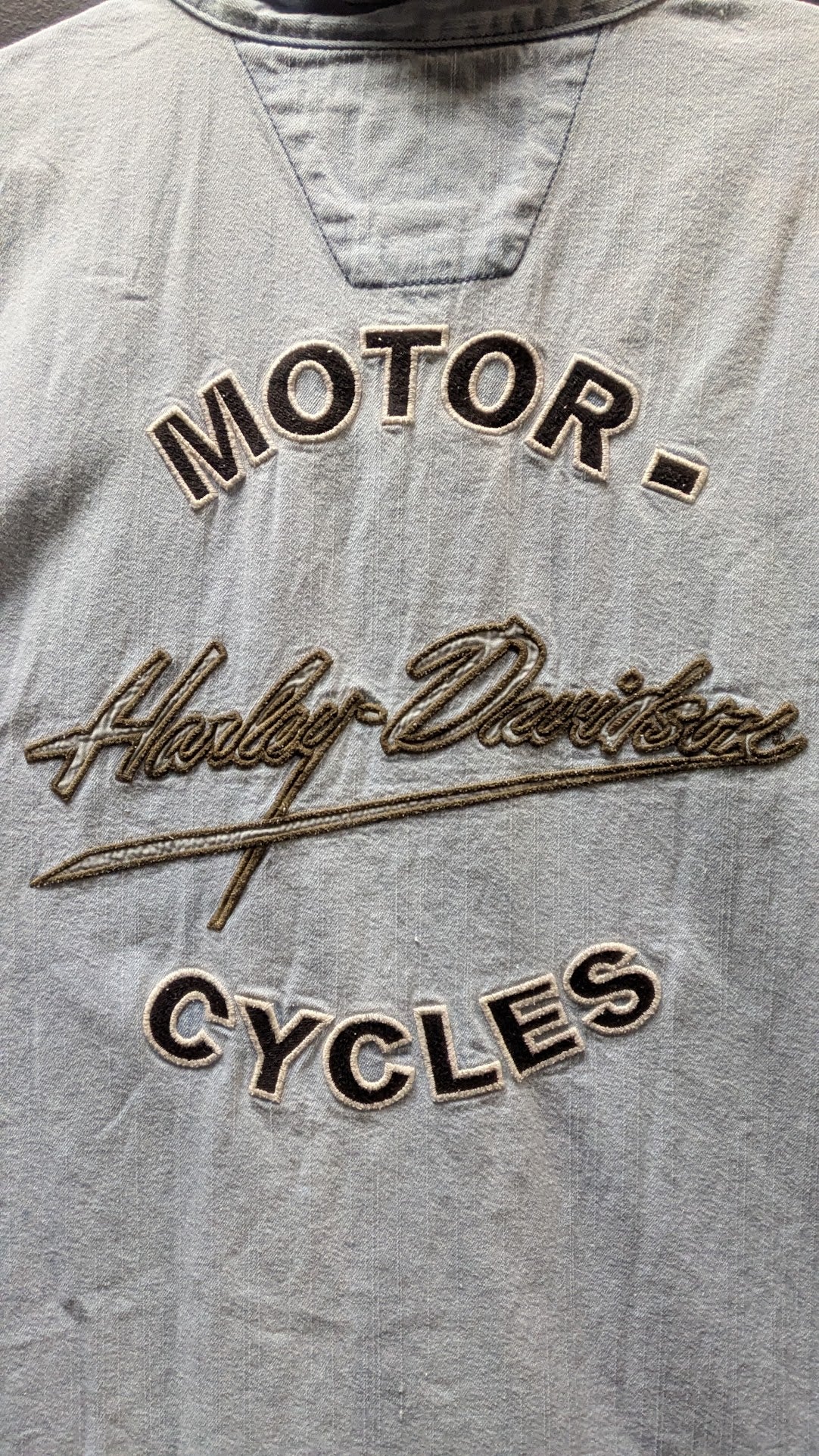 Vintage 2002 Harley-Davidson HD Stars T-Shirt Men’s XL Olive Green USA Graphic