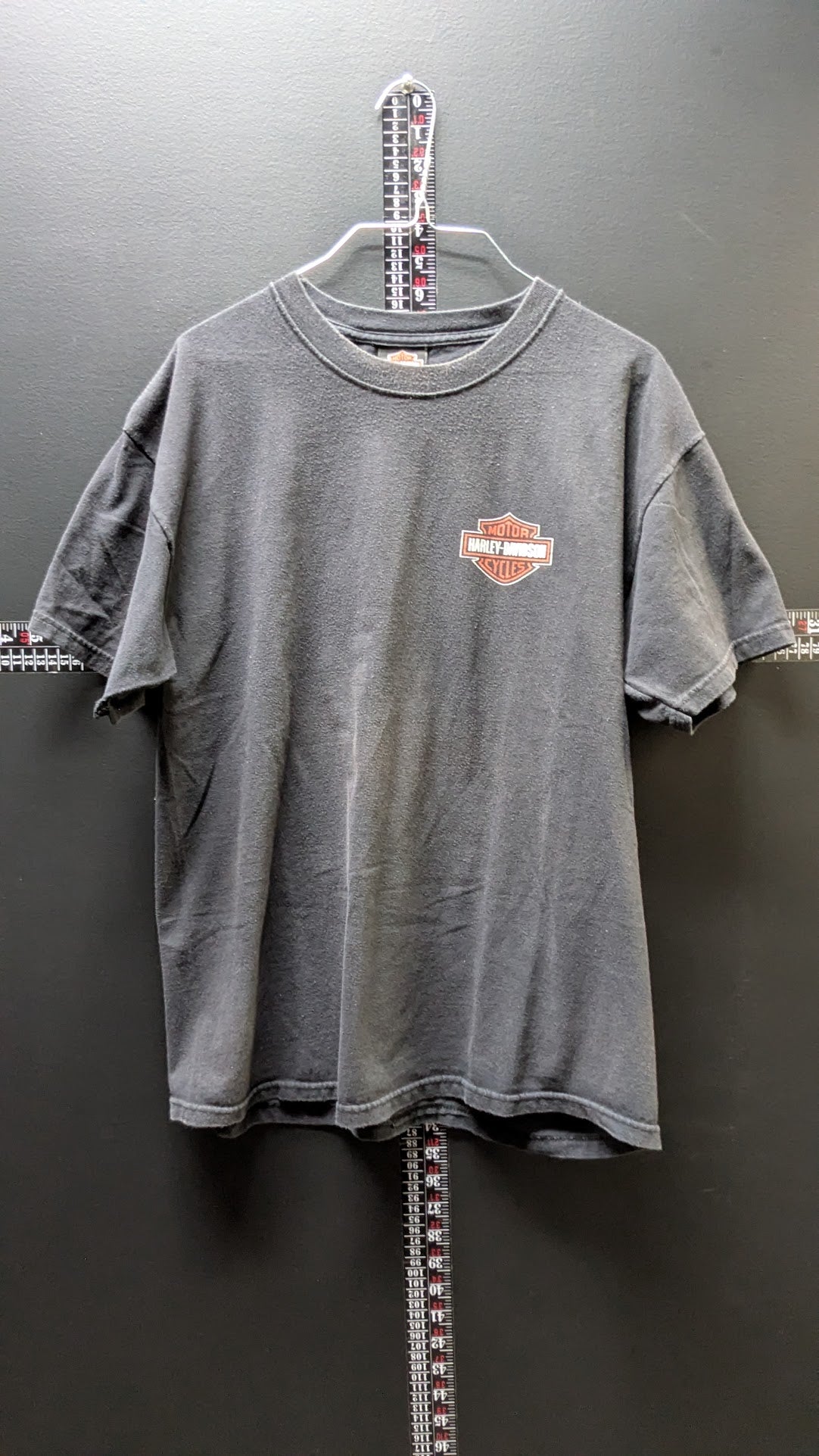 Vintage Harley-Davidson T-Shirt Men’s Large Walt’s H-D Eagle PA Black USA Made