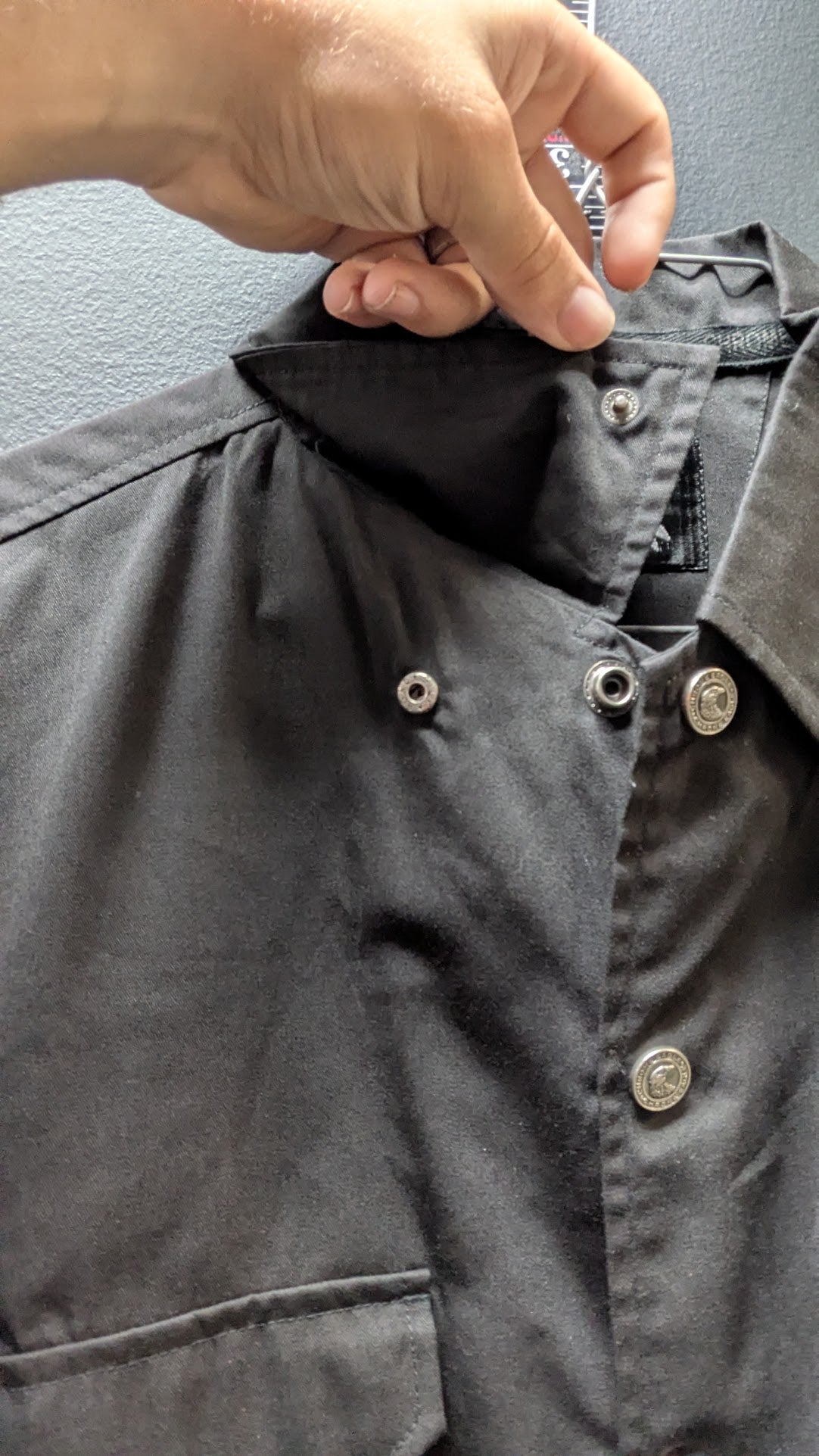 Chrome Eagle Motorcycle Shirt Men’s Medium Black Embroidered V-Twin Tribal Button Up