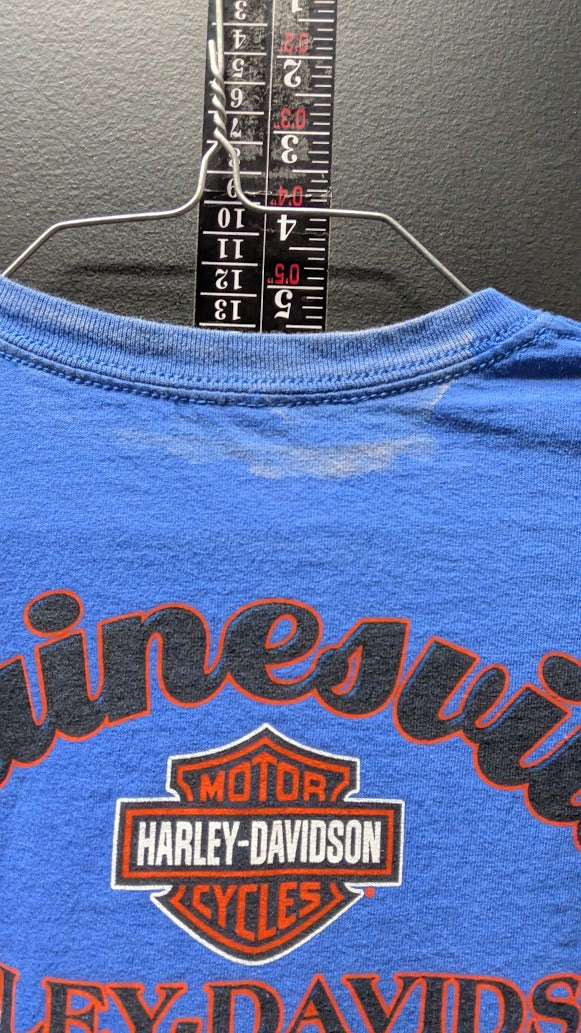 Harley-Davidson Sunrise Florida Blue T-Shirt Gators Go Many Roads Same Time Mens XL