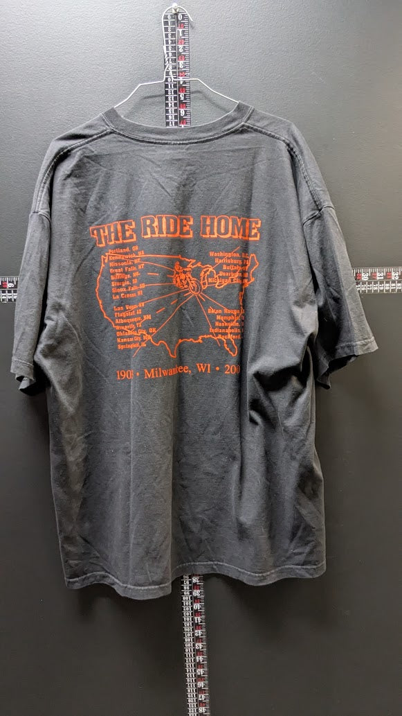 Harley-Davidson 100th Anniversary Celebration 2003 Milwaukee WI T-Shirt 2xl